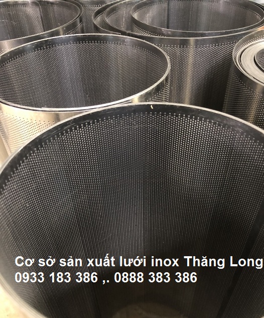 Lưới tách phân inox lỗ nhỏ